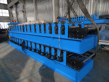 Custom Metal Roof Roll Forming Machine , PU Sandwich Panel Top & Bottom Sheet Roll Former