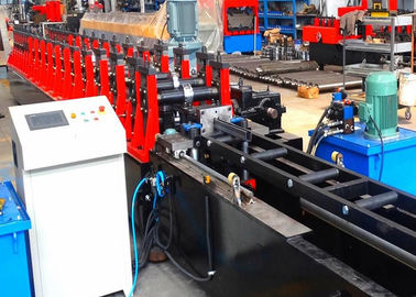 Metal Strut Channel Roll Forming Machine , Gear Box Driven Frame Roll Former