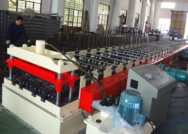 22KW Steel Deck Roll Forming Machine , Corrugated Metal Deck Forming Machine