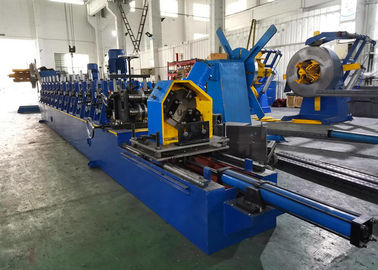 U Track Roll Forming Machine, Steel U Shape Rack Bracing Section Rollformer