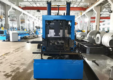 Galvanized Steel CZ Purlin Roll Forming Machine With Lubricating System